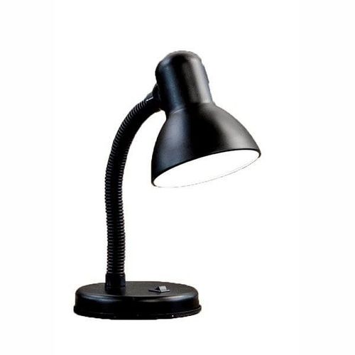 Lámpara de Escritorio Negro con Flexible