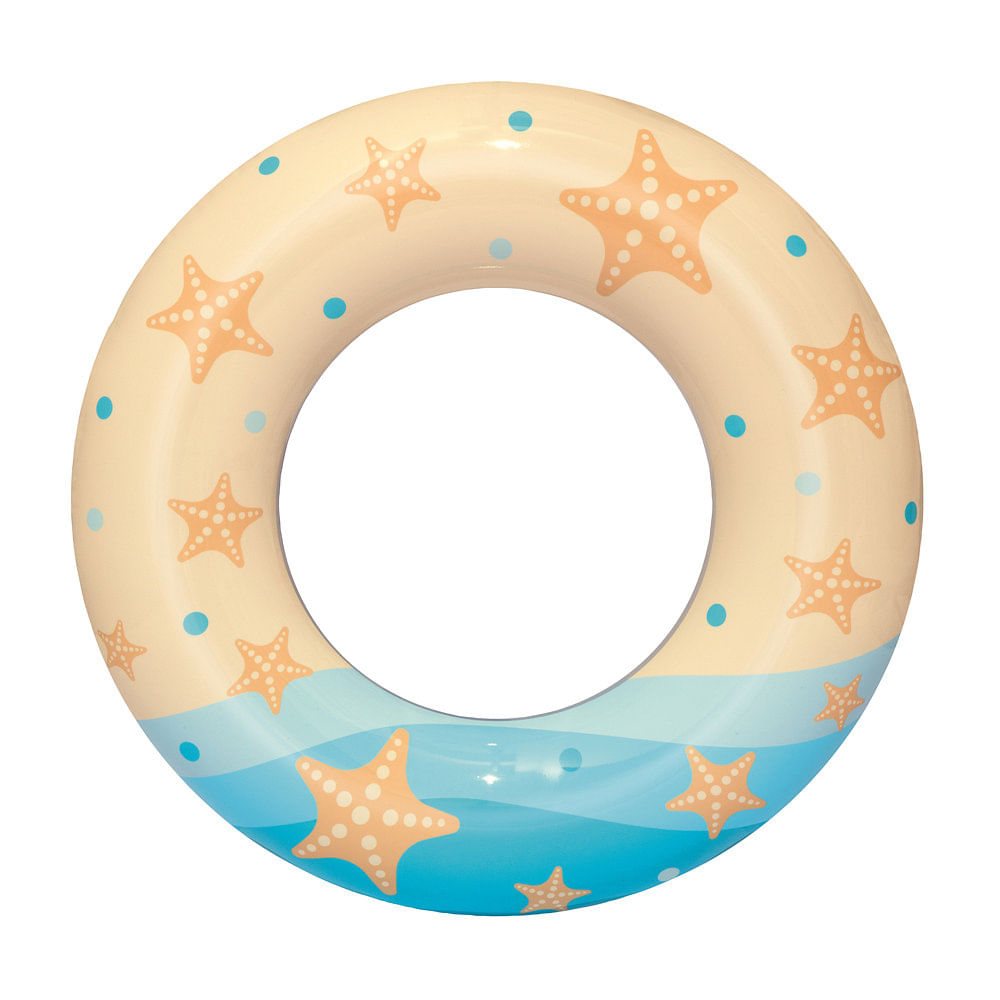 Flotador Salvavidas Inflable 61 Cm Turquesa TED