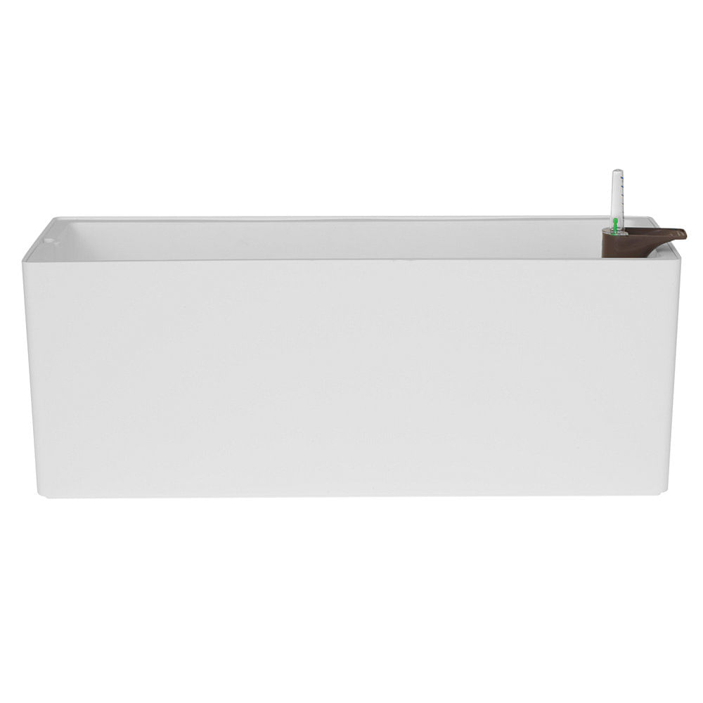 Maceta Plástico 51x20 Cm Blanco Rimini Outzen