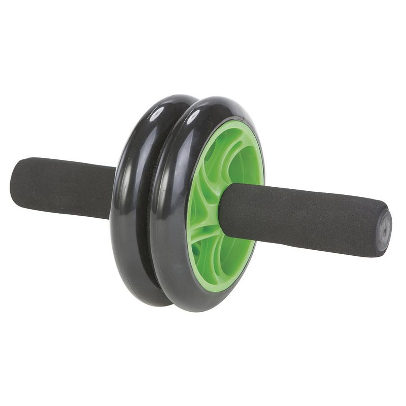 Rueda para abdominales ECO doble de 19cm de diámetro – Incluye alfombra –  MIR Fitness