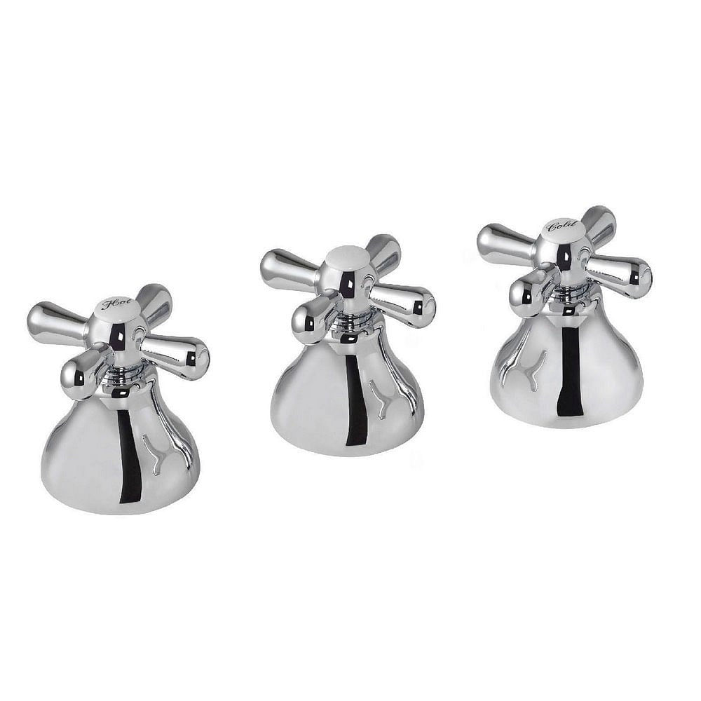 Grifería Bimando Cromada para Bidet Mora Peirano