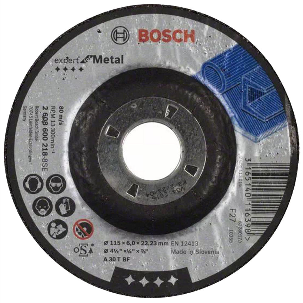 Disco de Desbaste Expert para Metal 115x6,0 Mm Bosch