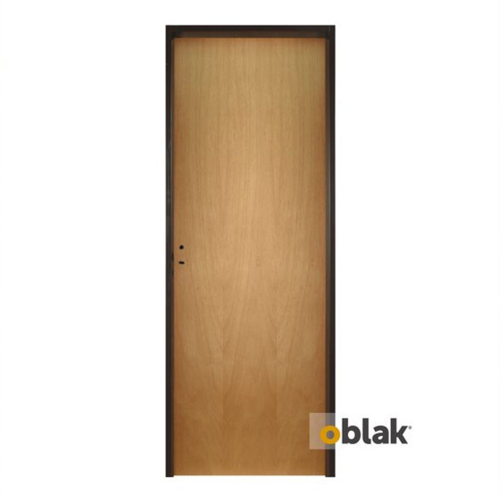 Puerta 200x80 Cm Madera Natural Apertura Derecha Nativa Enchapada Oblak