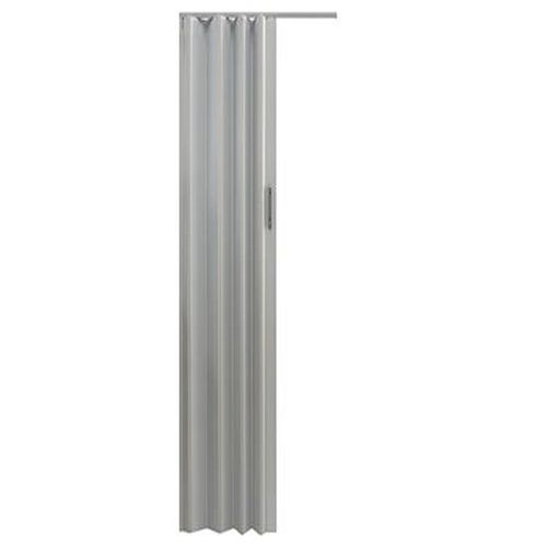 Puerta Plegadiza 74x200 Cm Gris 10 Mm PVC Fracas