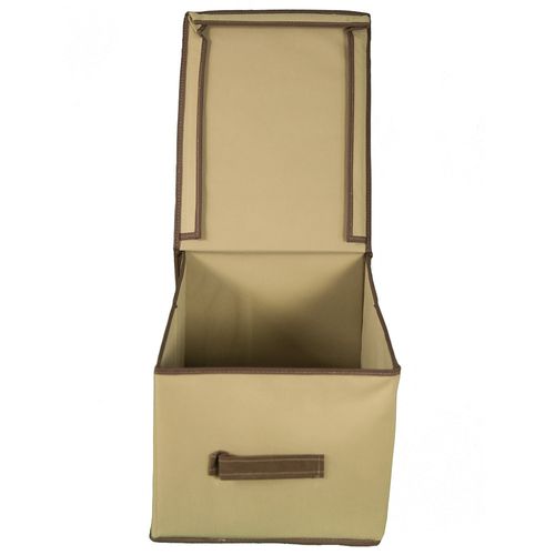 Caja Organizadora 30x40x25 Cm Tela Beige Martinez Analia Dora