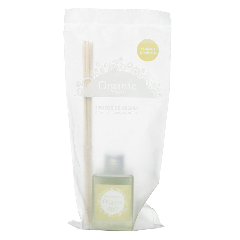 DIFUSOR DE AMBIENTE 120 ML VAINILLA - OrganicSpa