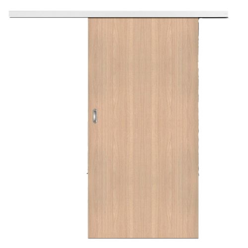 Puerta Corrediza 90x200 Cm Aluminio Roble Natural Corrediza Proteus