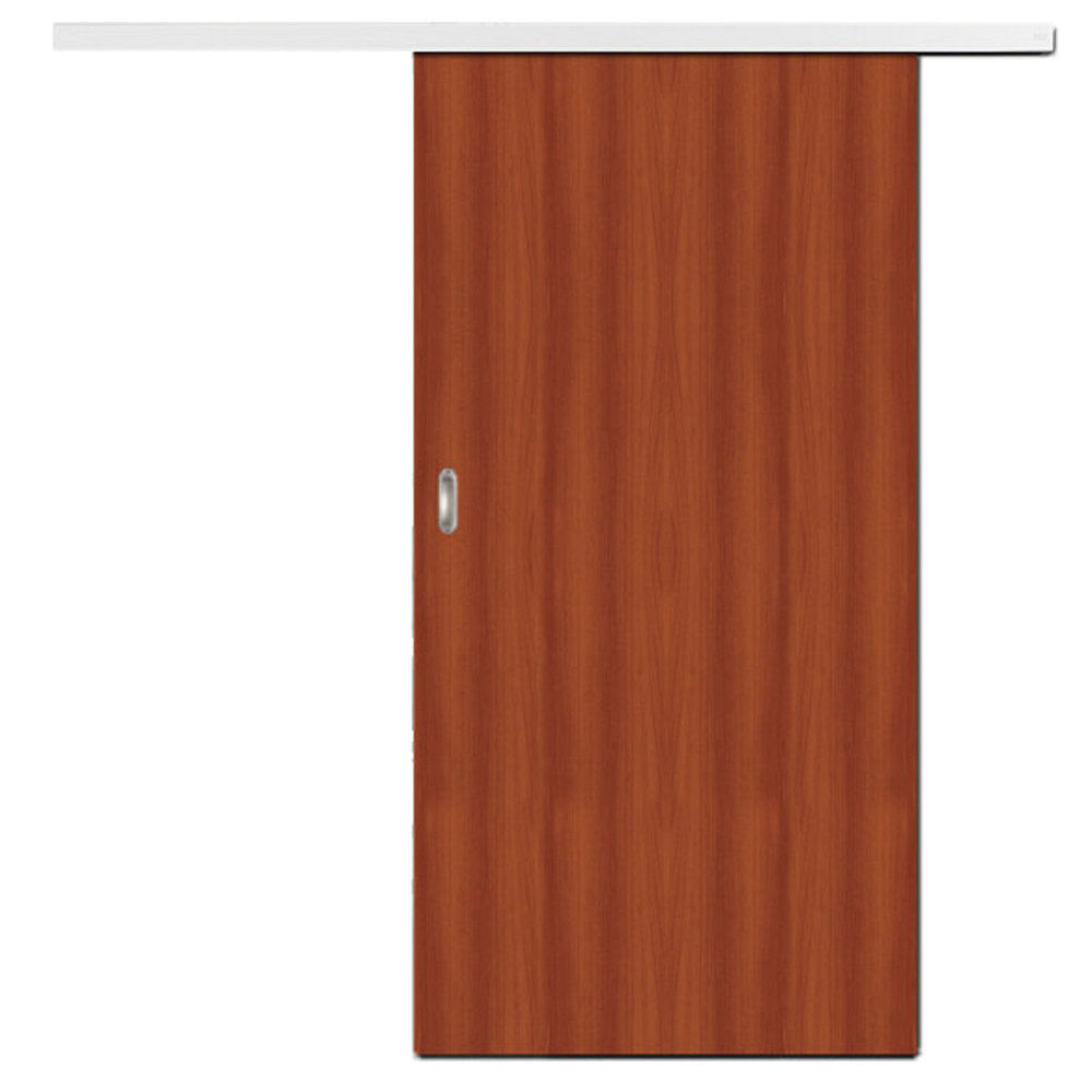 Puerta Corrediza 200x93 Cm Aluminio Cedro Corrediza Proteus