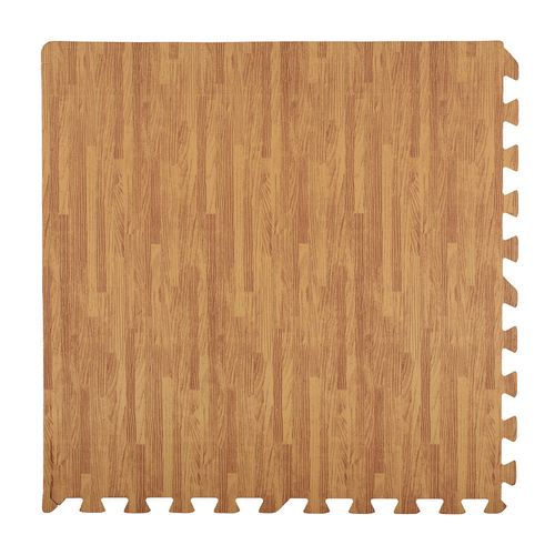 Piso de Goma Eva Marrón 50x50 Cm Simil Madera Gruppo Pietrabella