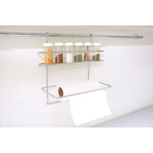 Organizador Especiero 2 Niveles Cromado Eurotecno