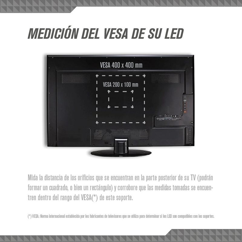 Soporte Tv Para Colgar Televisor Pared Cordoba Rio Cuarto