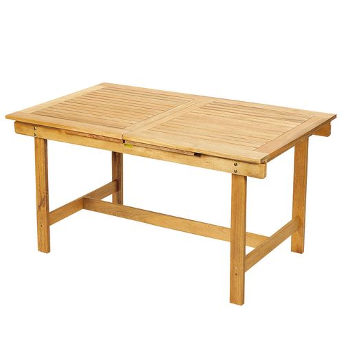 Mesa Madera Natural 87x150/220 Cm Urugua-I Ecomadera