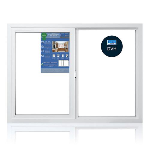 Ventana PVC 150x110 Cm Marco 90 Fracas Americana