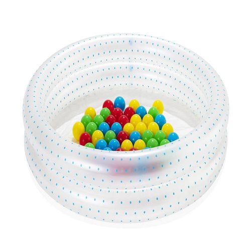 Auto inflable con pelotas clearance