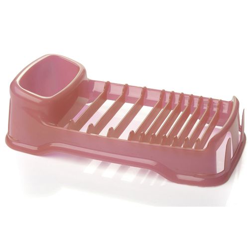 Escurridor de Platos Polipropileno 9X15,5X31 Cm Rosa Star Company