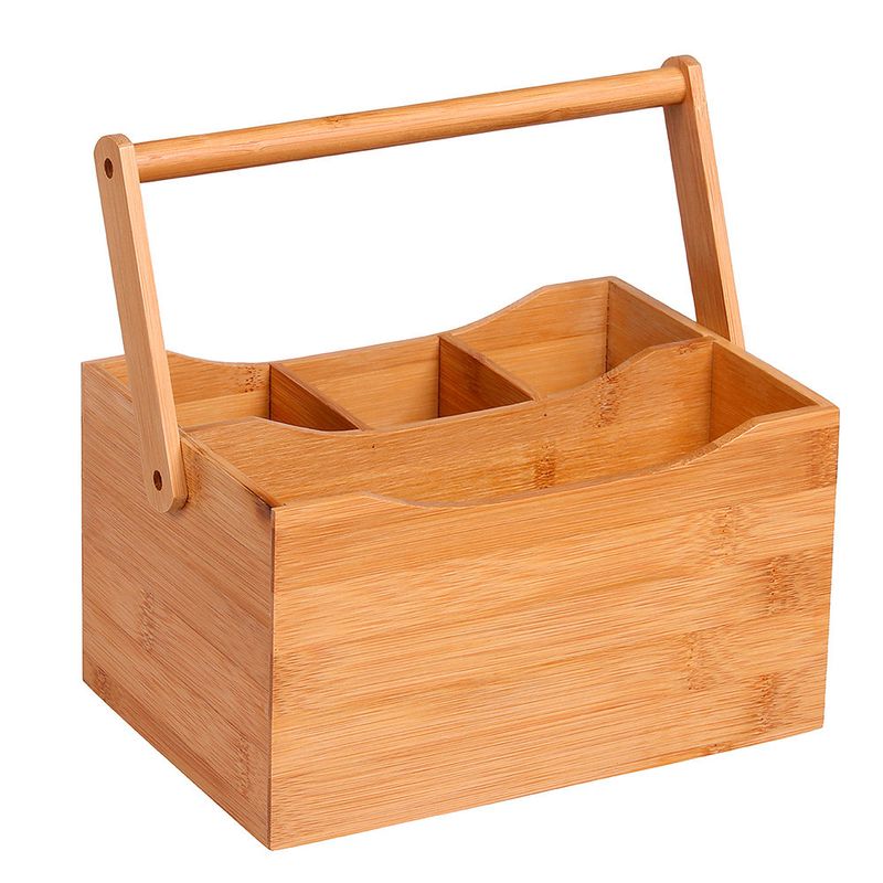 Organizador Cubiertos Bamboo 21X14X19 Cm - Easy