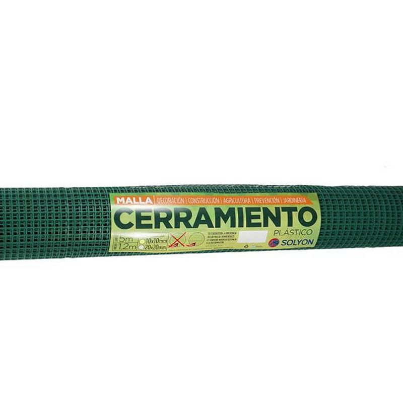 MALLA PLASTICA JARDIN RGM 5 X 5 MM VERDE ROLLO 1,03 x 30 M UNIDAD