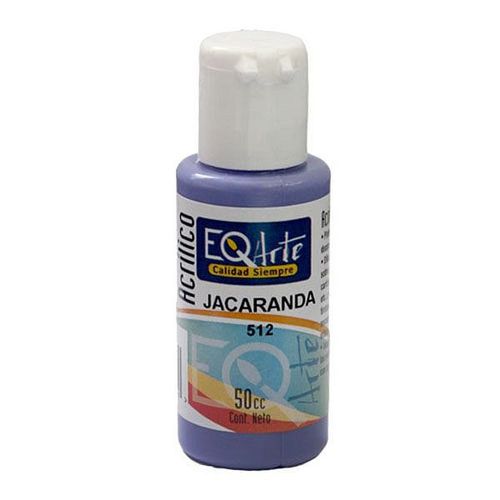 Pintura Acrílica Jacaranda Satinado 50 Cc Eq Arte