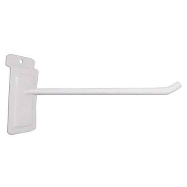 Gancho Blistero Panel Ranurado Blanco 30 Cm Zinik