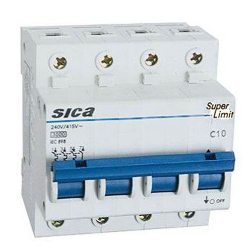 Interruptor Termomagnético 4x10 A SICA