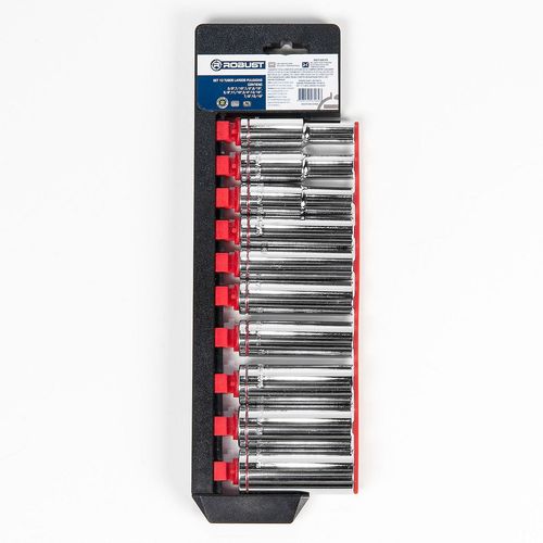 Set de Tubos Largos 10 Piezas 3/8" a 15/16" Robust