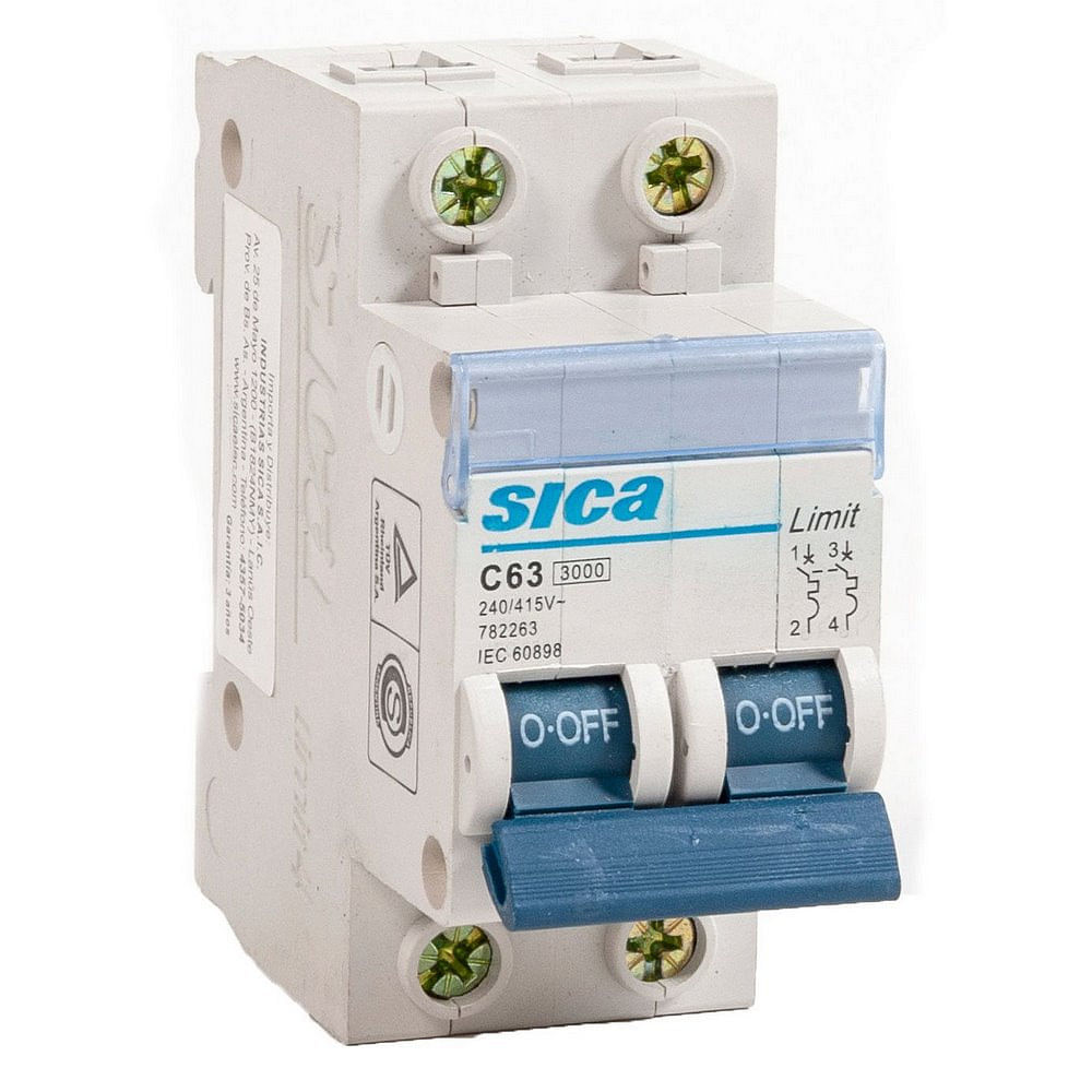 Interruptor Termomagnético 2x63A 3000 SICA