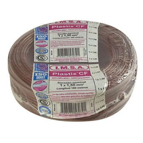 Cable Unipolar 1 Mm 30 Mts Negro Plastix "CF" Imsa