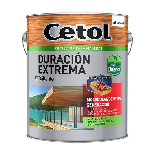 Impregnante Balance Cristal Brillante 1 Lts Duracion Extrema Cetol