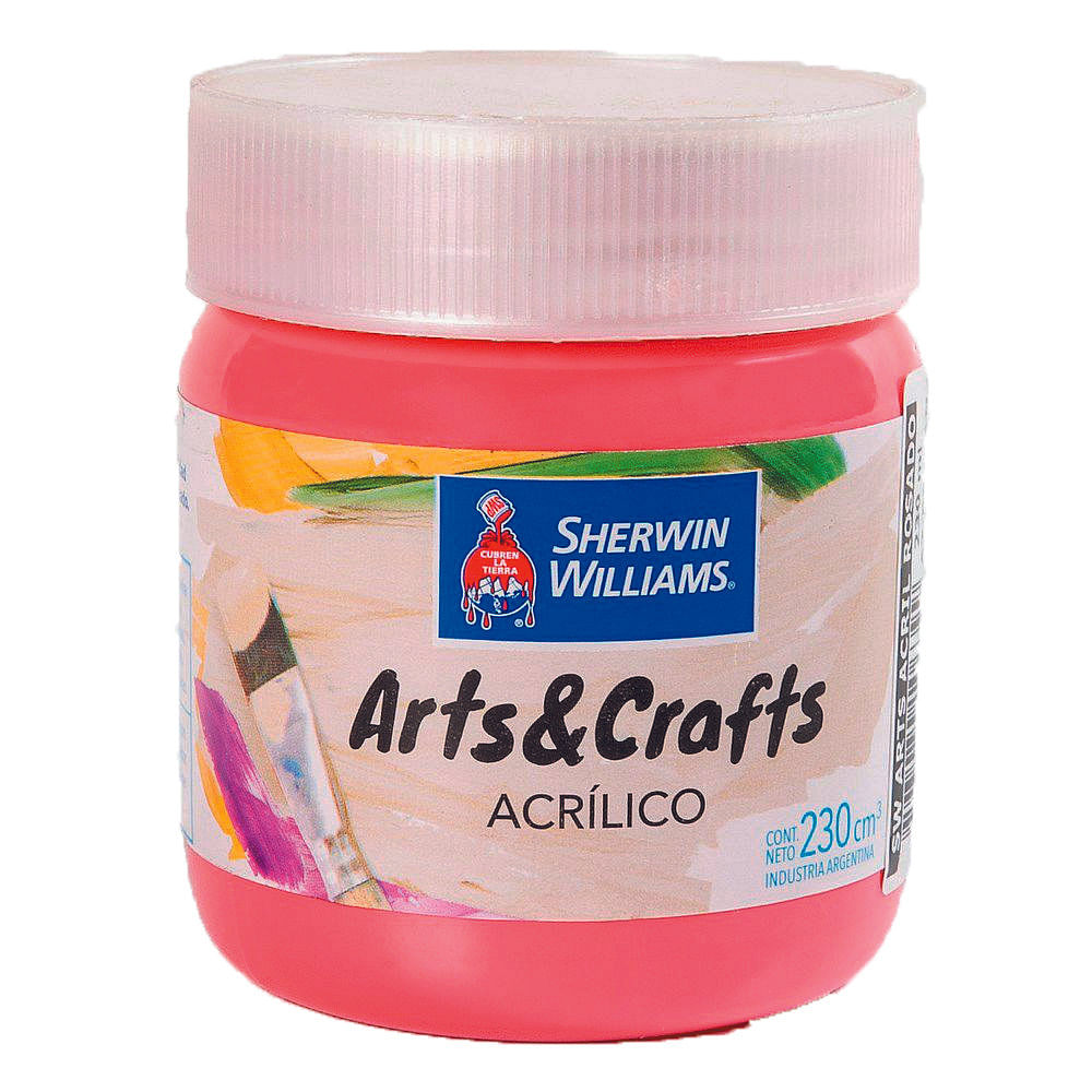 Pintura Acrílica Rosa Mate 230 Ml Arts & Crafts Sherwin Williams
