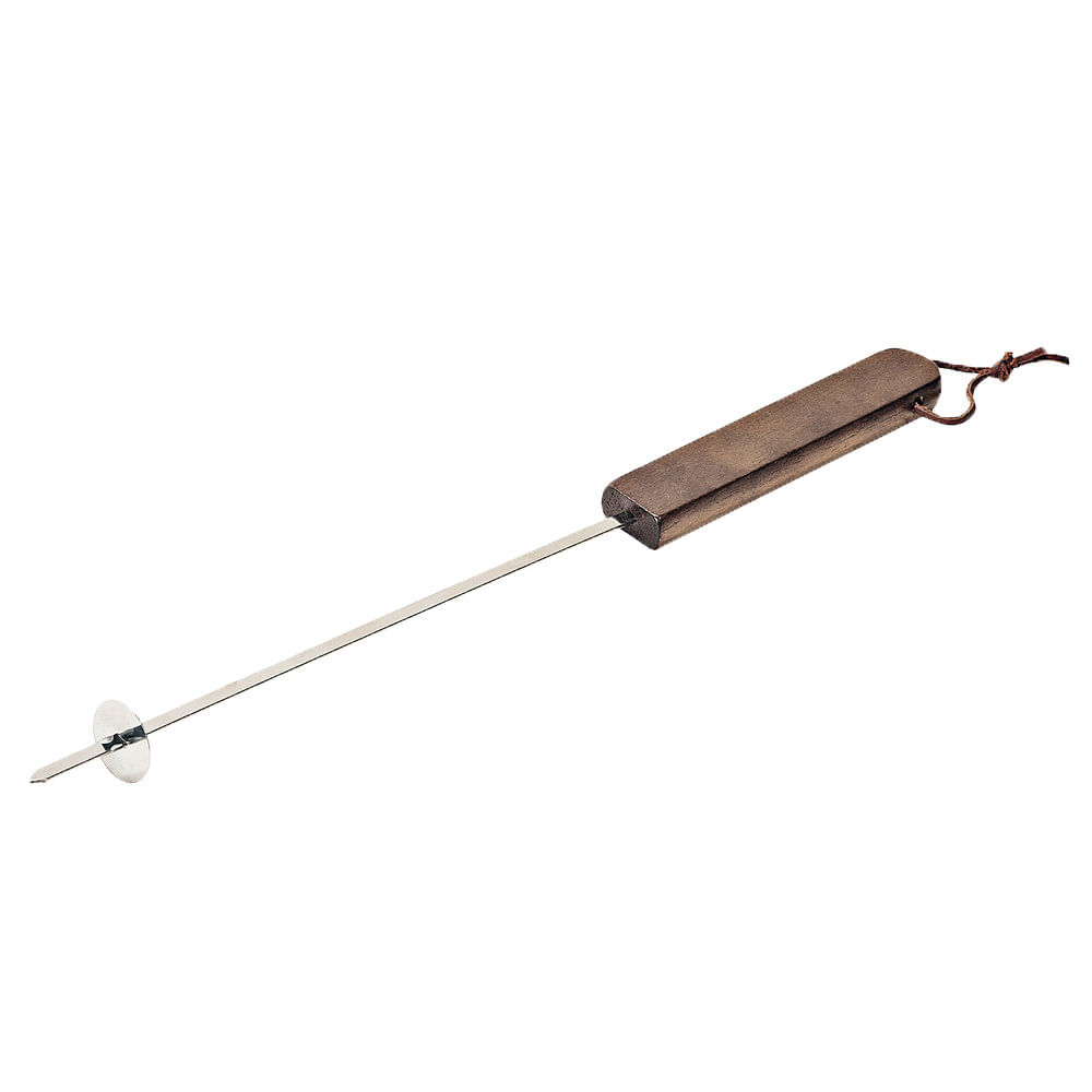 Pincho Acero Inox y Madera 40x15 Cm Beef Maker