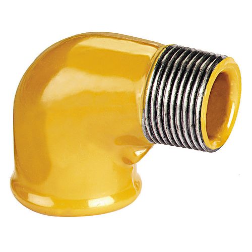 Codo 90° Hierro Recubierto Epóxico 1/2" Dema