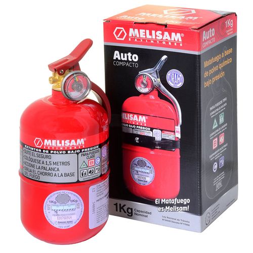 Matafuego Auto Compacto ABC 1 Kg Melisam