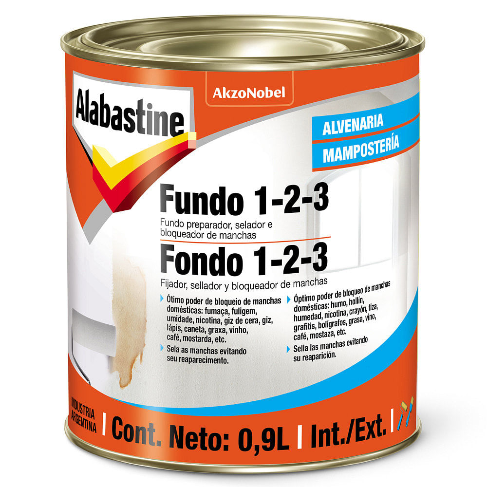 Fondo Preparador Sellador Blanco 900 Ml Alvenaria Alba