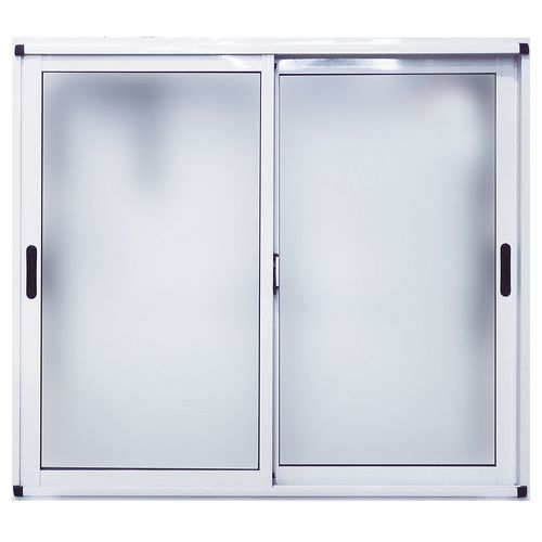 VENTANA CORREDIZA ALUM BL 120X60 MODERNA