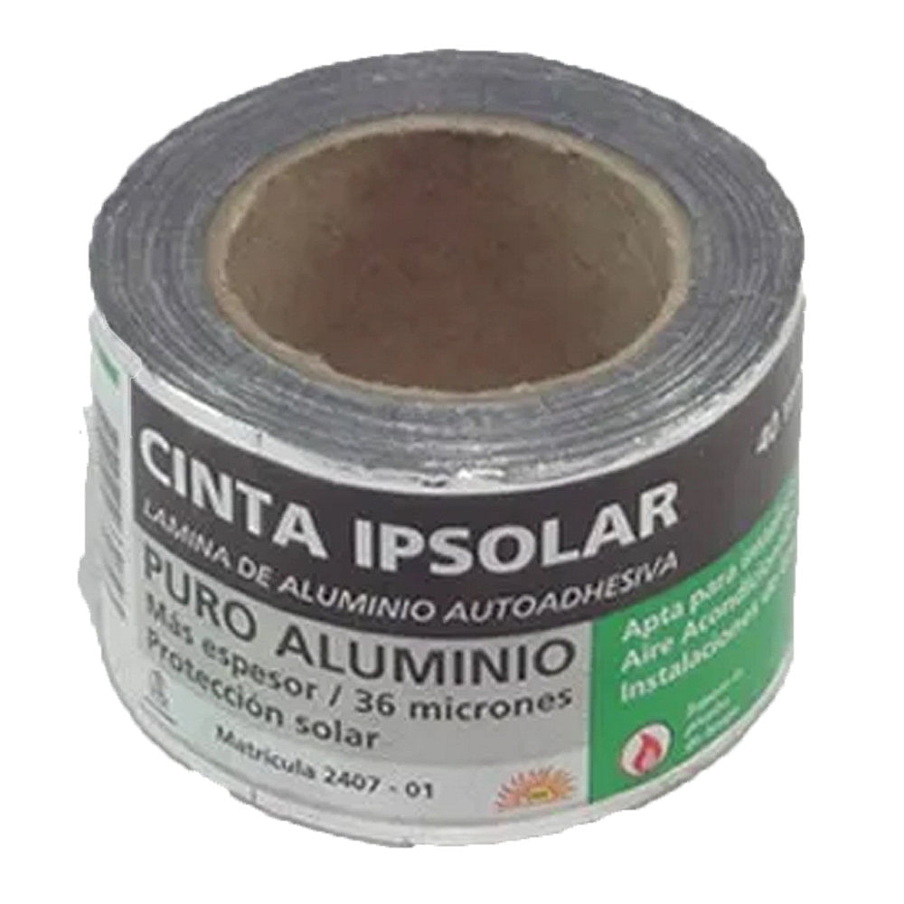 Cinta Aluminio Refrigerante 36 Micrones IPS