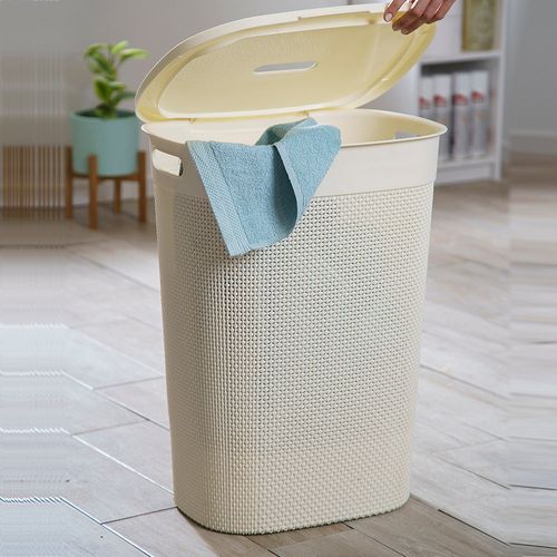 Canasto de Ropa 56,8x44x35 Cm Plástico Cotidiana
