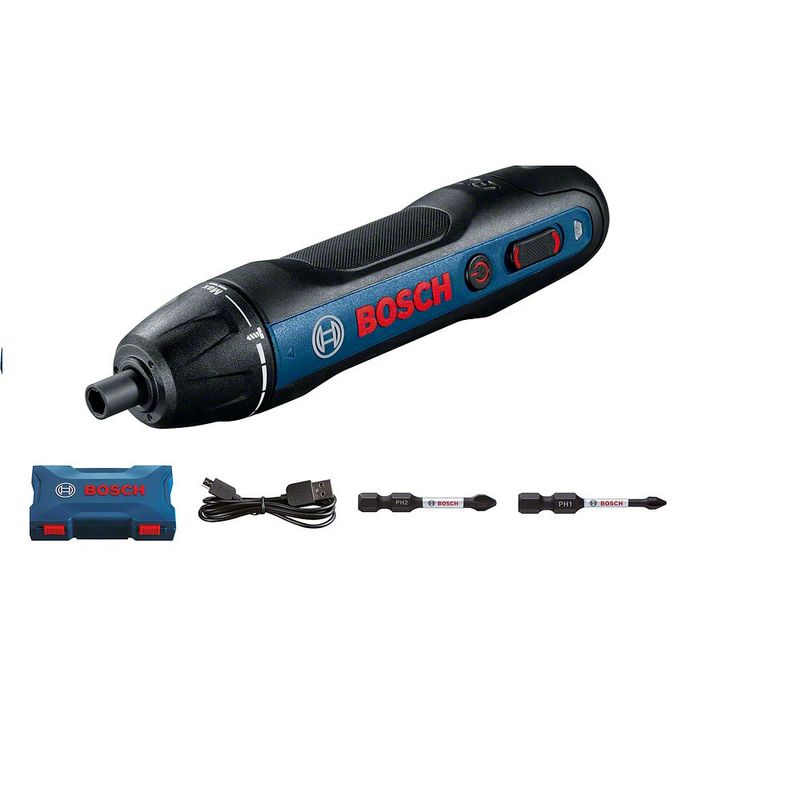 Atornillador A Batería Bosch Go 3,6v Bivolt Color Azul