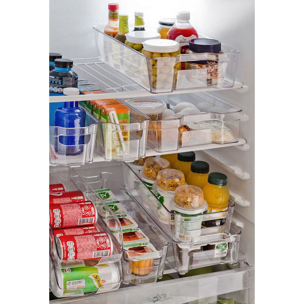 Una idea es utilizar organizadores de acrílico en tu refrigerador ✓…   Organización de refrigerador, Ideas de organización de cocina, Decoracion  de cocinas pequenas