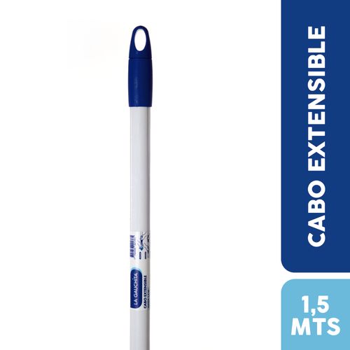 Cabo Extensible 1,5 Mts Metal Azul/Blanco La Gauchita