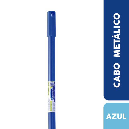 Cabo Para Escoba Metal Azul La Gauchita