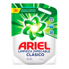 Jabón Líquido Ropa Clásico 3 Lts Ariel