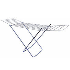 Tendedero Ropa Plegable con Alas 193x48 Cm Acero Ni&Co