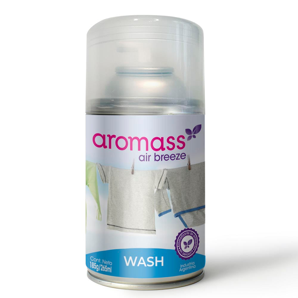 Aromatizante Air Breeze Wash 220 Ml Aromass