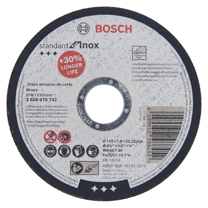 Disco de Corte Standard for Inox Bosch - Easy