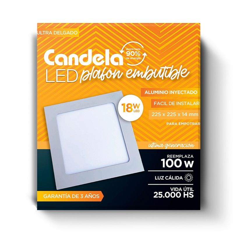 LED-PLAFON-CUADRAD-EMBUTIBLE-18W-CALIDO