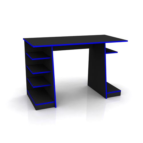 escritorio gamer 120x55x76 negro/azul