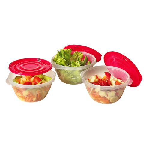 Set X 3 Hermeticos Redondo 1750 Ml Sao Bernardo