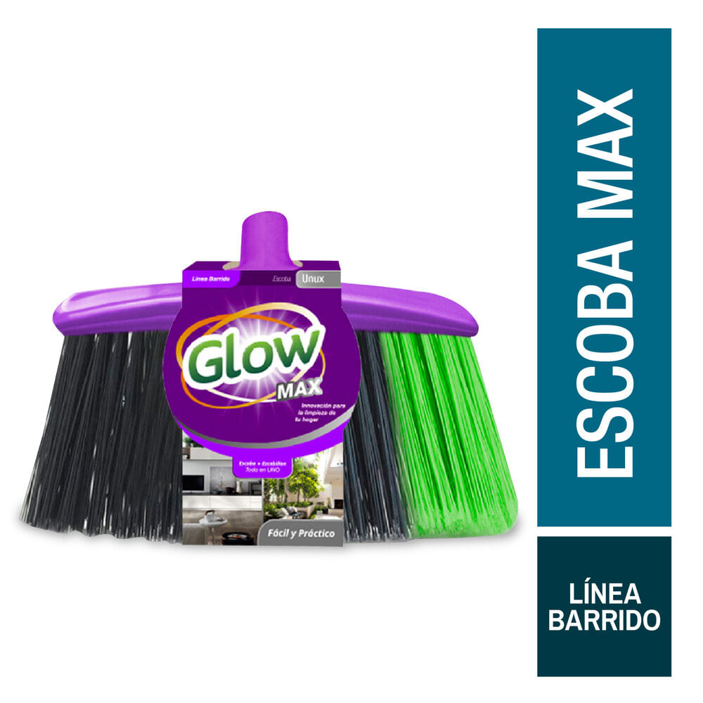Escoba Max Unux 5x20 Cm Negro/Verde Glow