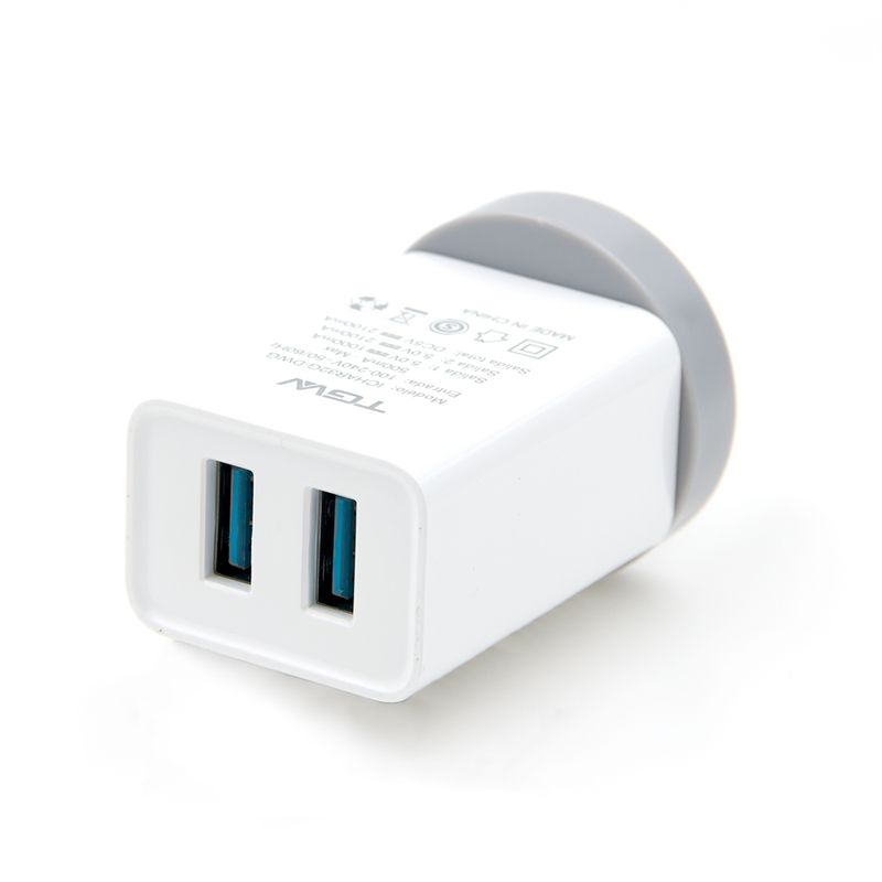 Adaptador Universal De Corriente + Cargador 2 Puertos Usb | active