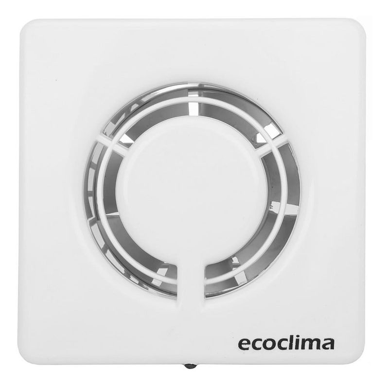 Extractor de Aire para Baño 4 frente 15x15cm Ecoclima blanco - Santiago  Kohn